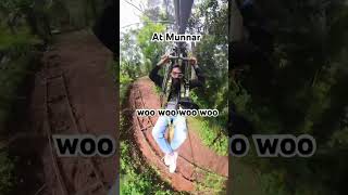 India’s longest roller coaster zipline kerala zipline ziplineadventure munnar mustwatch shorts [upl. by Scarito]