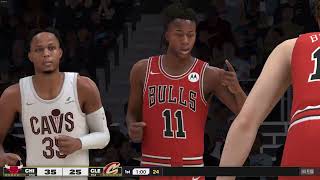 BULLS at CAVS  NBA 2K25  Next Gen  202425 Preseason [upl. by Zelten]