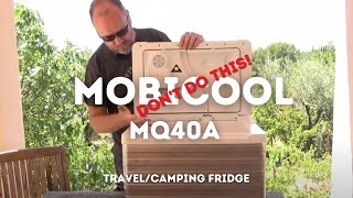 MOBICOOL MQ40A FRIDGE👍 Its good but dont do THIS [upl. by Inaflahk]