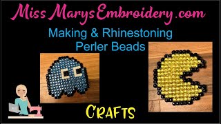 Make amp Rhinestones Perler Beads  Quick Crafts  Kids Crafts [upl. by Jochbed784]