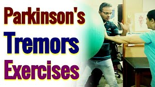 Parkinsons Disease  EXERCISES For TREMORS In Hands  Head  Legs In Parkinsons In Hindi [upl. by Ilona632]