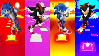 Sonic Hedgehog 3💤💤Funny Tiles Hop Edm Rush Gameplay  Funny Sonic Prime  Sonic Shadow Coffin dance [upl. by Uol]