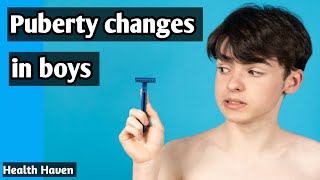 10 Puberty changes in boy  Puberty signs in boys [upl. by Ydneh]