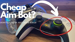 KontrolFreek Precision Rings  Aim Assist Aim Bot Unboxing amp test for PS4 PS5 Xbox One Switch Pro [upl. by Cates]