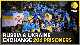 Russia Ukraine swap 206 prisoners of war in UAEbrokered deal  WION [upl. by Adorne]