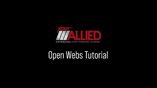 Team Allied Open Webs Tutorial [upl. by Eelrebma]