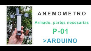 Anemómetro Casero con Arduino  Parte 01  Construcción [upl. by Asirrom305]