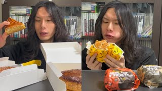 ガレットデロワ食って、ゴジラバーガー食うわ【スイーツ生活】 [upl. by Nraa523]