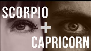 Scorpio amp Capricorn Sun Love Compatibility [upl. by Adnar]