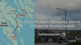 Faroe Islands drive series ⑤ From Tórshavn to Klaksvík Faroe Islands 🇫🇴 October 2023 [upl. by Ahsitahs]