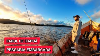 EM BUSCA DE PEIXE GRANDE Pescaria no Farol de Itapuã Viamão Rio Grande do Sul [upl. by Adnana]