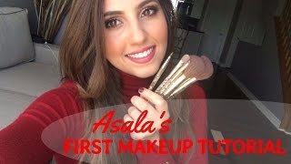 FIRST MAKEUP TUTORIAL AsalaMakeup [upl. by Seena]