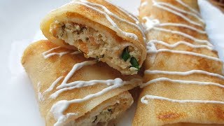 Блинчики с Мясом Очень Сочные и Вкусные [upl. by Nnylyam]