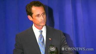 Weiner apologizes to wife family and Andrew Breitbart [upl. by Okimuk337]