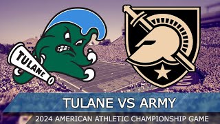 Tulane vs Army  NCAA American Athletic Championship Full Game Highlights College Football 25 Sim [upl. by Louie246]