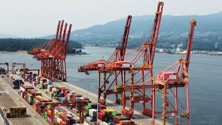 Latest on port strikes in Vancouver and Montreal [upl. by Kaliski]