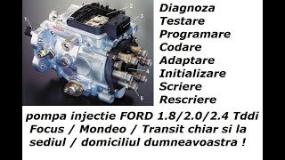 Programare codare adaptare imobilizator pompa injectie Ford Opel Audi amp VolksWagen  verificare [upl. by Navek]