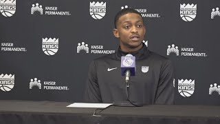 DeAaron Fox Sacramento Kings vs Hawks  Post Game Interview 111824 [upl. by Klaus]