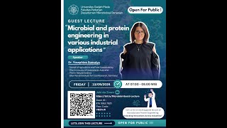 GUEST LECTURE Microbiology and Protein Engineering in Various Industrial Applications [upl. by Combe]