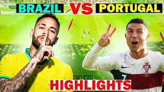 BRAZIL vs PORTUGAL  Final FIFA World Cup 2024  NEYMAR vs RONALDO [upl. by Aramoiz]