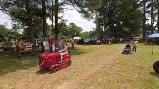 Small Tracked Tractor  Piney Chapel Tractor Show [upl. by Gunther]