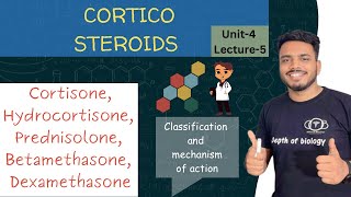 Corticosteroids  Cortisone  Hydrocortisone  Prednisolone  Betamethasone  Dexamethasone [upl. by Gnauq273]