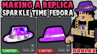 Creating A FAKE Sparkle Time Fedora ROBLOX [upl. by Nna]