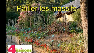 Pailler les massifs de vivaces  Les 4 Saisons du jardin bio [upl. by Ro]