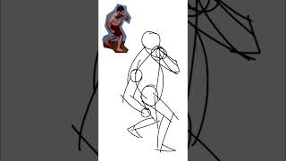 Easy template anatomy art figure drawing [upl. by Willumsen]