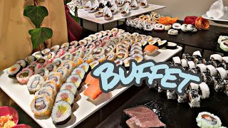 Buffett Hotel Tui Family Life Huelva  Desayuno comida y cena  Sushi  Estival Islantilla [upl. by Attelrahs]