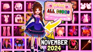 NEW CODES Every WORKING CODE In DRESS TO IMPRESS ⚠️  November 2024 All CODES [upl. by Mayes]