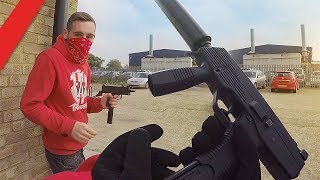 Airsoft War  Gang Turf War 10 POV  TrueMOBSTER [upl. by Way]