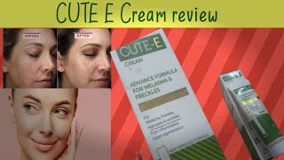 Wisdom pharma products reviewcute E cream reviewhyperpigmentation treatment melasma treatment [upl. by Endo400]