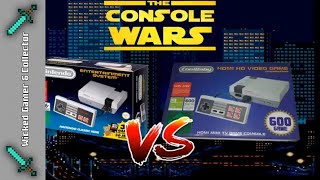 Mini Nes Classic VS Fake quotCool Babyquot HDMI 600 in 1 Clone HDMI Nes Classic Bootleg [upl. by Hedwiga20]