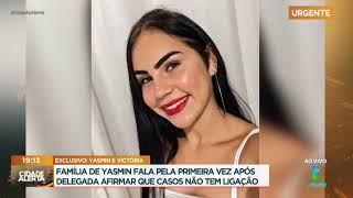 Suspeito de matar Victória foi até a casa da família de Yasmin [upl. by Ahsoym]