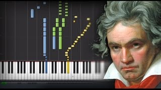 Synthesia Beethoven  Sonata 17 Tempest Movement 1 [upl. by Aramat]