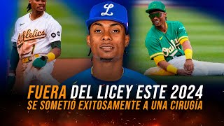 Esteury Ruiz PELIGRA SU PARTICIPACIÓN con el LICEY [upl. by Og]