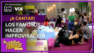 Divertido juego de improvisación de rap en La casa de los famosos Colombia [upl. by Zamora]