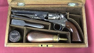 Colt 1862 Police Pocket Revolver Cased [upl. by Sherris]