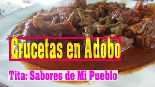 Crucetas en adobo COMIDA MEXICANA Tita Sabores de mi pueblo [upl. by Lorenz]