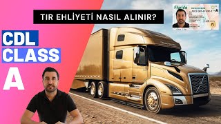 AMERİKADA TIR EHLİYETİ NASIL ALINIR 2021 CDL CLASS A EHLİYET FİYATLARI [upl. by Ezekiel]