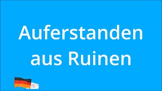 Neue deutsche und erste tanzbare Nationalhymne Ehemals DDRHymne [upl. by Leiru]