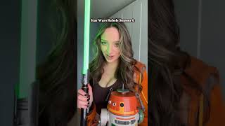 star wars rebels season 1 vs season 4featuring parksandrec starwarsmemes starwarscosplay [upl. by Lasala]