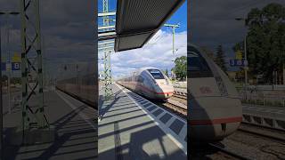 ICE4 in Müllheim ice4 ice deutschebahn dbfernverkehr trainspotting shorts yt [upl. by Curson]