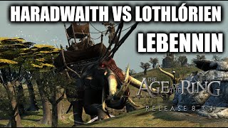 AotR 831 mod  How To Play Haradwaith vs Lothlórien [upl. by Toni]