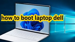 how to boot dell laptop and install windows and change boot order [upl. by Hanshaw307]