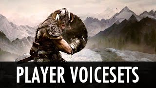 Skyrim Mod Player Voicesets [upl. by Llenyr376]