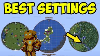 Minecraft Xaeros Minimap 1213 BEST SETTINGS all main settings 2024 [upl. by Dragde]