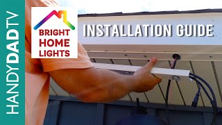 How to install Permanent Holiday Lighting Bright Home Lights [upl. by Ellehsyt]