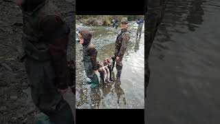 Fishing the nooksack River foursome giant salmon subscribe viralfyp [upl. by Lil]